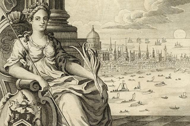 Frontispiece from Constitutions, 1756 ©Museum of Freemasonry