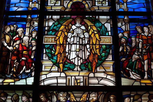 Memorial Window detail at the Shrine ©Museum of Freemasonry, London