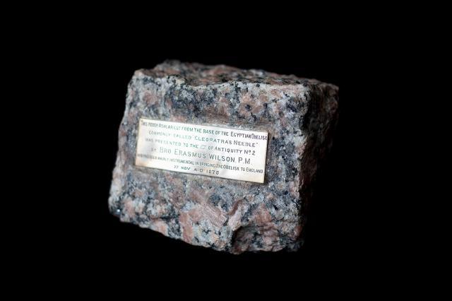 Ashlar made from Cleopatra’s Needle, 1878 ©Museum of Freemasonry, London