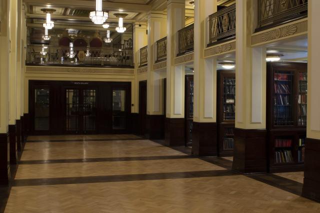 Museum of Freemasonry restored library floor, 2020 ©Museum of Freemasonry, London