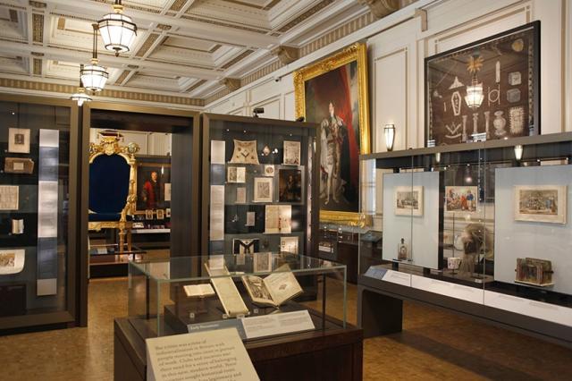 Museum North Gallery at Freemasons’ Hall (2018) ©Museum of Freemasonry