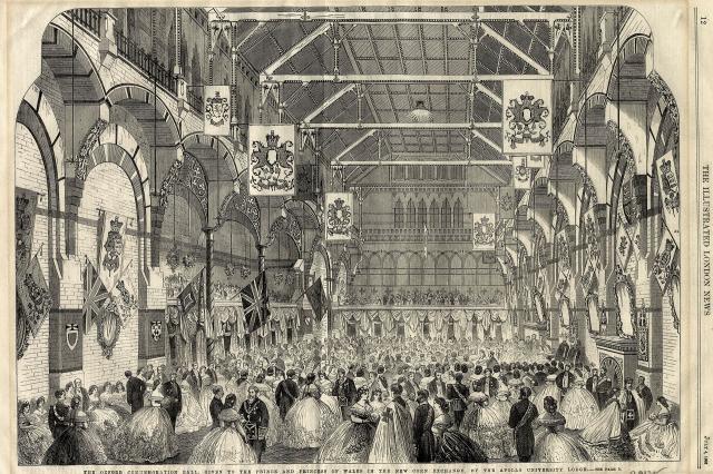 Apollo University Lodge Oxford Commemoration Ball, The Illustrated London News, 1863 ©Museum of Freemasonry, London