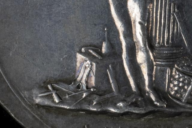The Sackville medal (reverse detail), 1733 ©Museum of Freemasonry, London