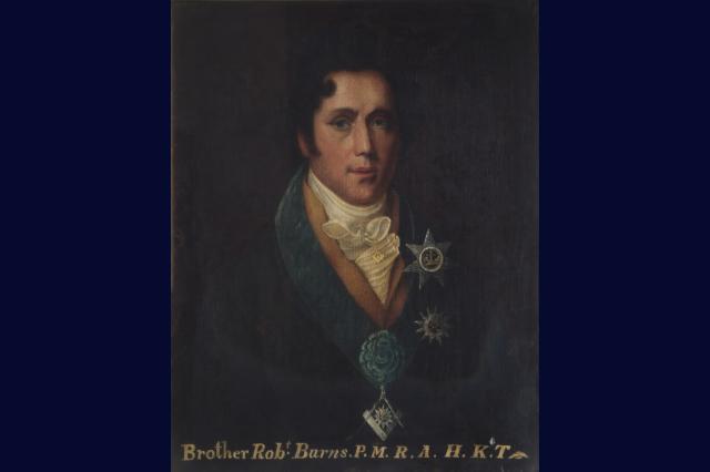 Brother Robert Burns (1759–1796) ©Museum of Freemasonry, London