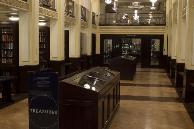 Treasures exhibition in the Library at Museum of Freemasonry, 2020 ©Museum of Freemasonry, London