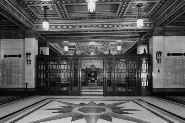 Classic photograph of view from Shrine into Grand Temple ©Museum of Freemasonry, London