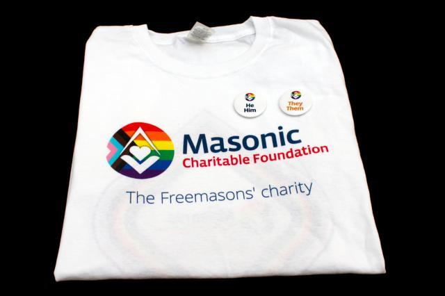 Masonic Charitable Foundation Pride t-shirt