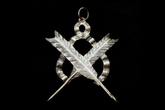 Lodge Secretary's collar jewel, ©Museum of Freemasonry, London