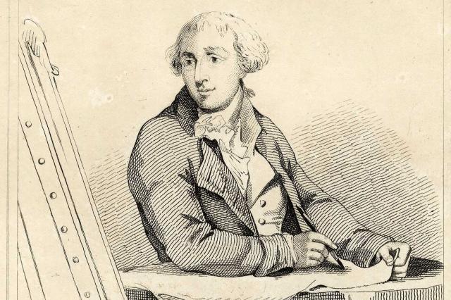 The artist Bartolozzi at work ©Museum of Freemasonry