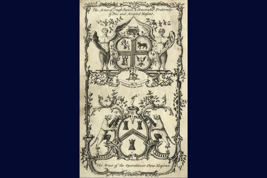 Ahiman Rezon Frontispiece, 1764 ©Museum of Freemasonry