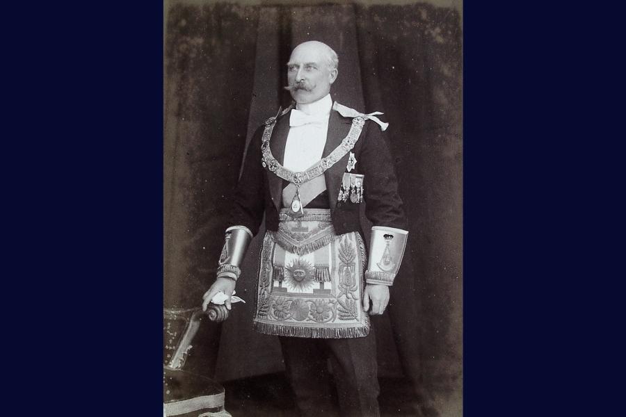 Duke of Connaught portrait in regalia ©Museum of Freemasonry, London