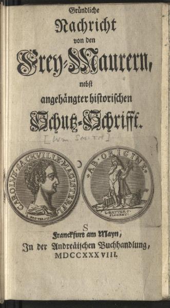 Title page for the German edition of Smith's Pocket Companion