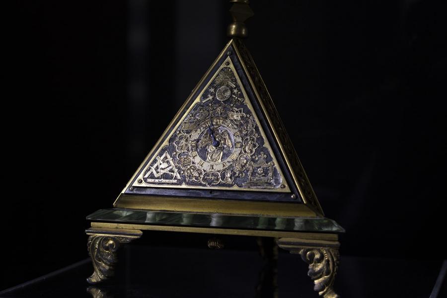 Pyramid clock, c.1900 ©Museum of Freemasonry, London 2020