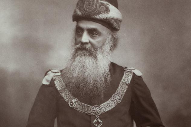 DP Cama, Grand Treasurer, 1887 ©Museum of Freemasonry, London