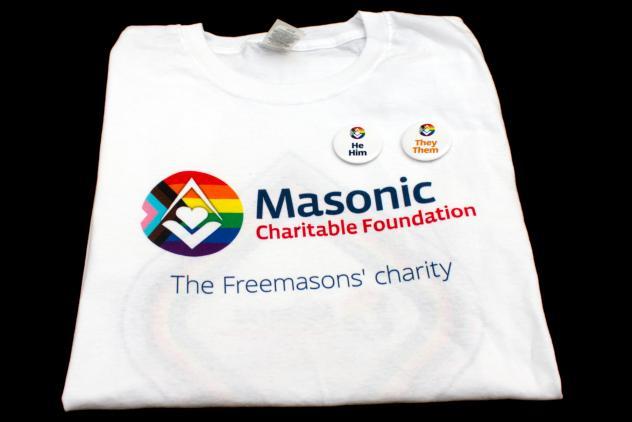 Masonic Charitable Foundation Pride t-shirt