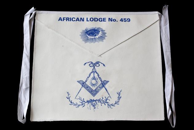 African Lodge apron ©Museum of Freemasonry