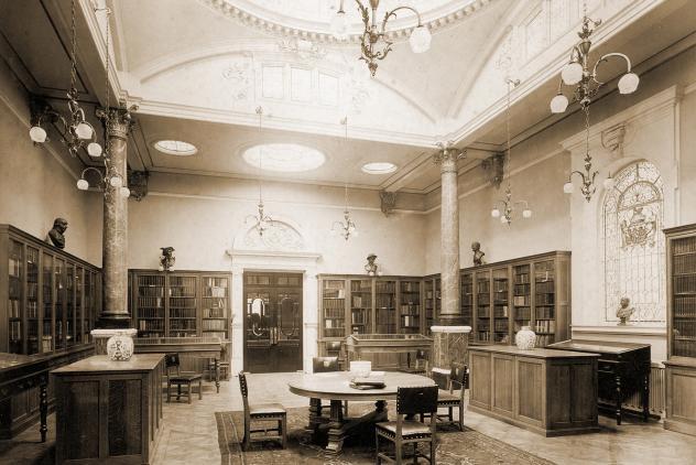 Library and museum in 19th century