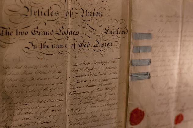 Articles of Union (1813) ©Museum of Freemasonry